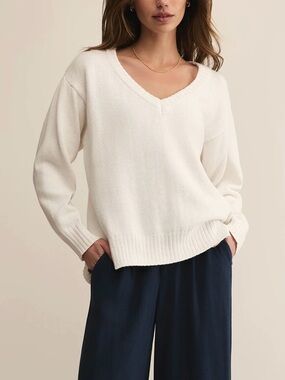 Z SUPPLY - ALL AROUND V-NECK SWEATER